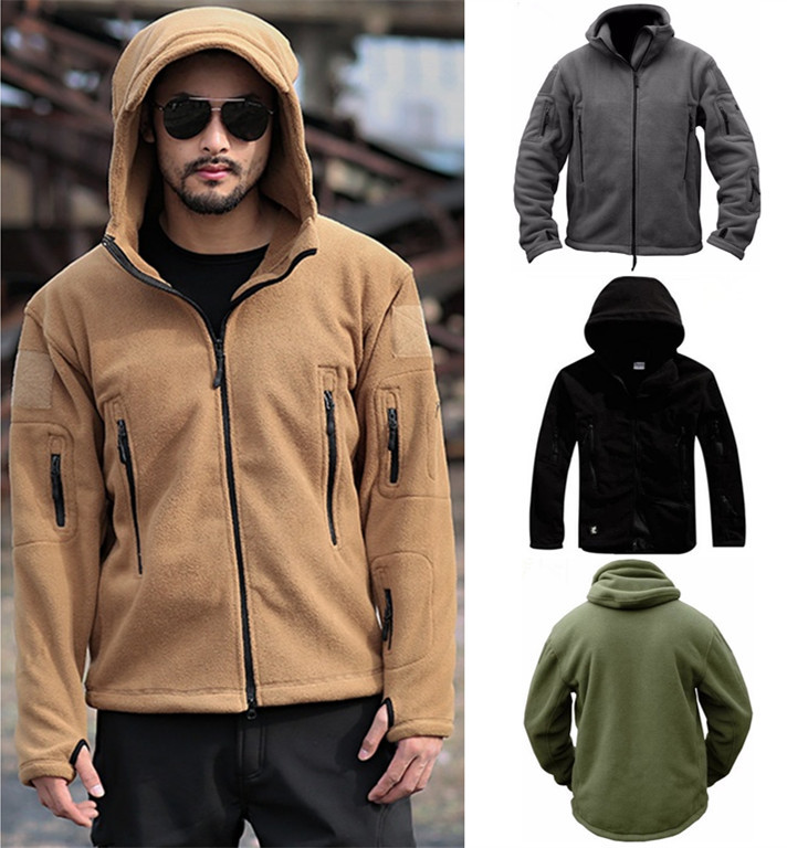 Veste pour homme, styles printemps et automne, sweat à capuche, couleur unie, grande veste d'extérieur zippée pour homme_voghion.com
