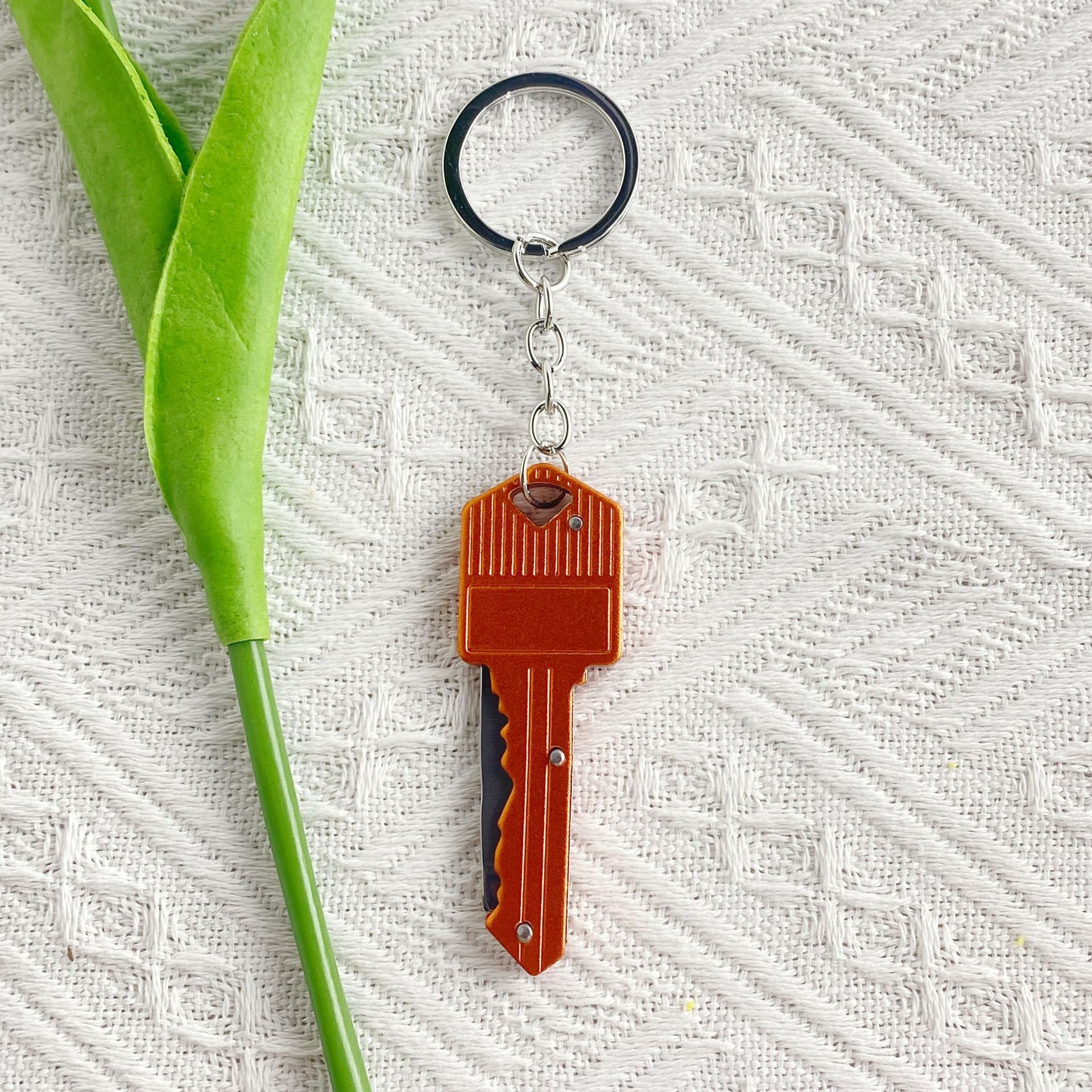 아마존 미니 다기능 키 나이프 펜던트 안티 야외 키 나이프 자기 방어 익스프레스 나이프 키 체인