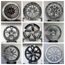 DOT认证锻造轮毂汽车轮毂改装18/19/20寸哑黑车面铝合金适配奔驰