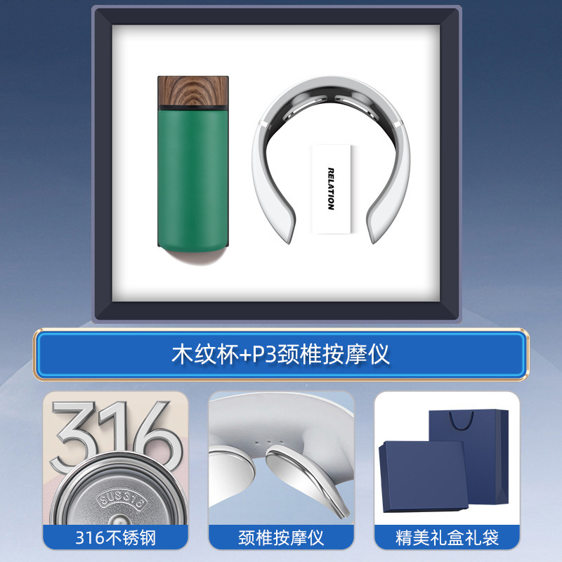 Juego de regalo de empresa Juego de regalo de mano de taza termo inteligente Regalo de evento de apertura Logotipo personalizado Regalo práctico