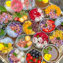 冰粉材料配料全套组合摆摊商用葡萄干花生碎四川家用自制冰粉套餐