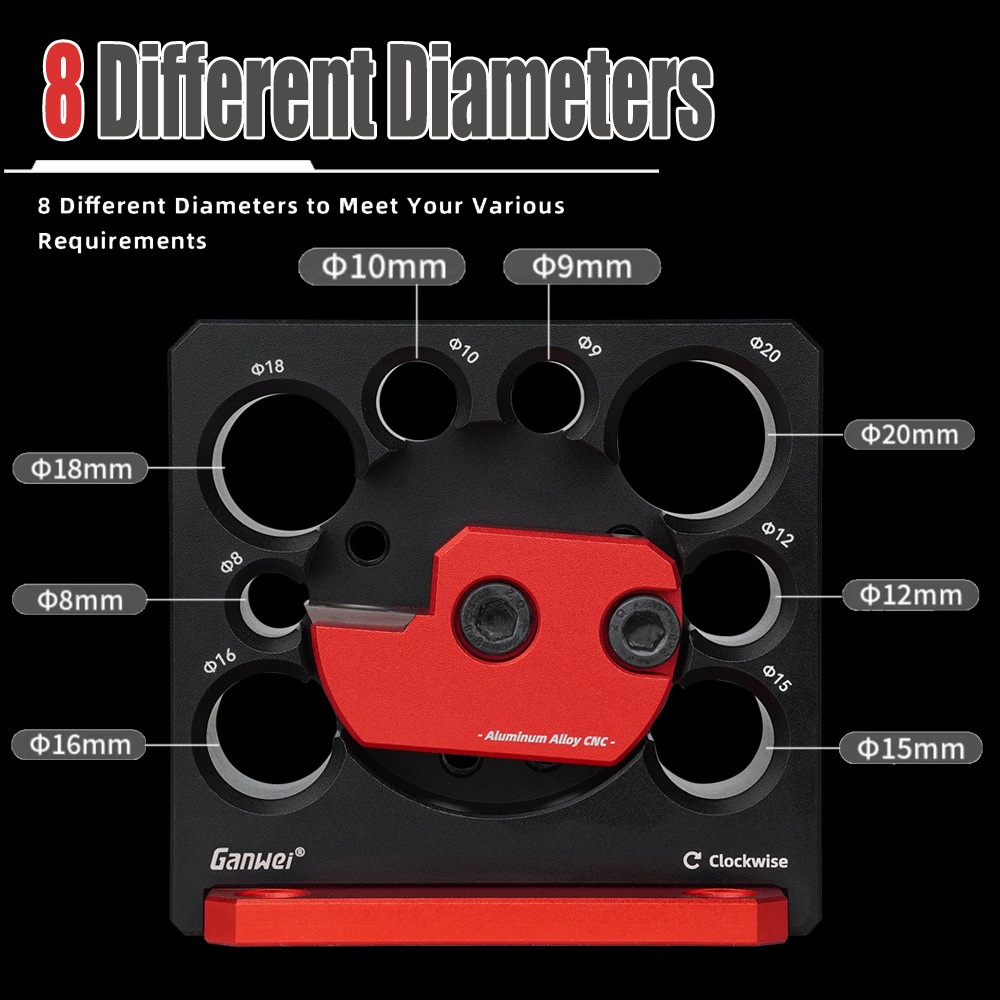 Taladro eléctrico ajustable coche varilla redonda herramienta auxiliar Barra cuadrada coche redonda varilla de madera maciza madera redonda varilla redonda espiga de madera maciza ajustable