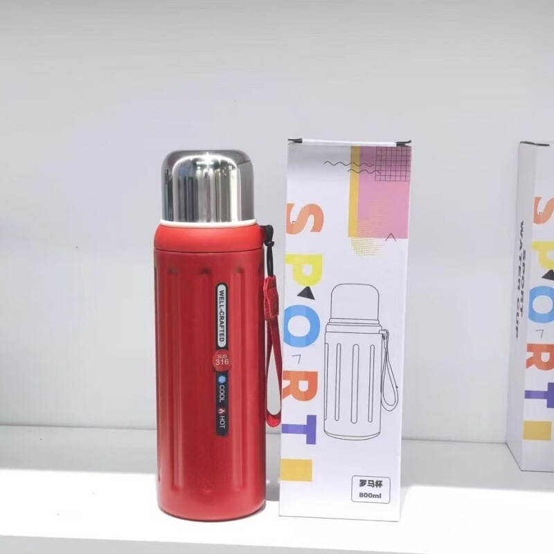 真空ローマ保温カップ新型316ステンレスコップ屋外携帯茶分離大容量コップ|undefined