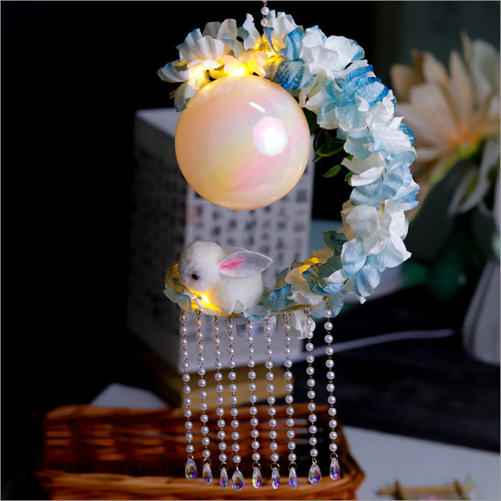 中秋節の新作蝶型花灯、お祭りの雰囲気を演出する光る手持ち写真撮影用アクセサリー、屋台卸売、国潮ランタン|undefined