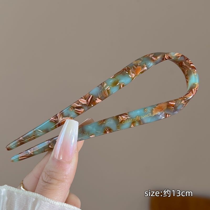 Horquilla en forma de U de alta calidad para mujer, horquilla para el cabello de todo fósforo diaria, horquilla para el cabello de la moda coreana, tocado, accesorios para el cabello con peine