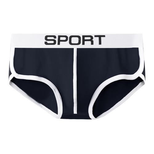 Foreign trade hot selling men's cotton briefs sweatpants soft, comfortable and breathable U convex bag European and American sexy underwear