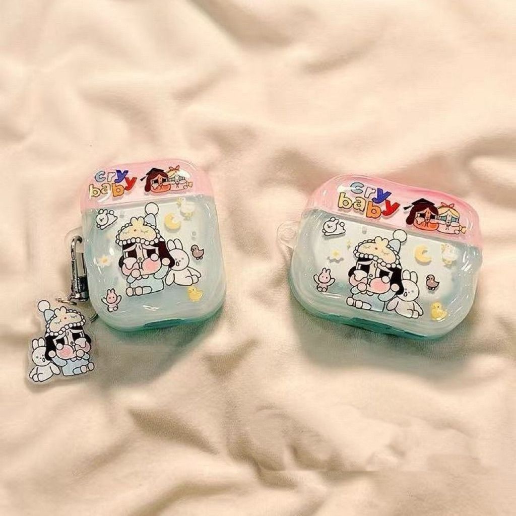 Pijamas para bebés llorantes para airpodspro2 generación 3 funda Bluetooth Apple airpods 4 generación estuche de auriculares