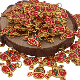 新品一举高中高考祝福语 diy中式饰品配件手链头饰包包串珠材料