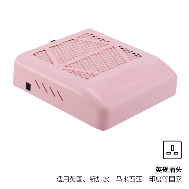 aspiradora de uñas transfronterizas de alta potencia japonesa 80W con filtro de polvo de uñas aspiradora de escritorio manicuras