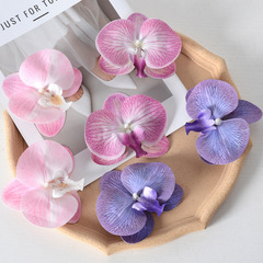 シミュレーションフィルム胡蝶蘭花頭花弁シミュレーション花アクセサリーヘアピンdiy手作りウェディングドレス装飾