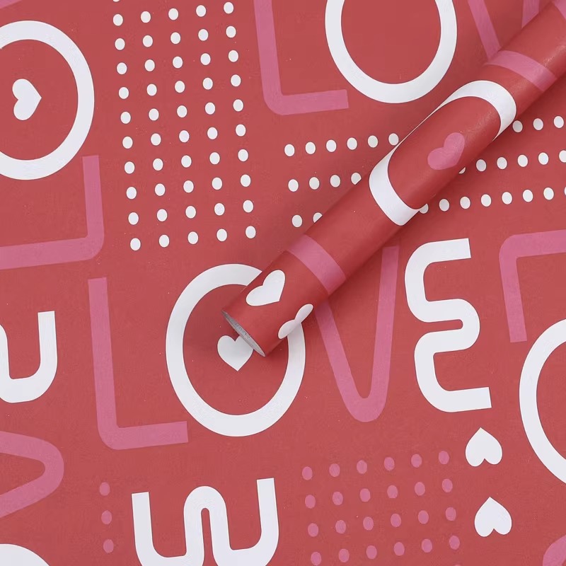 Papel de alta gama para ramos, papel de regalo artístico, papel artístico grueso impermeable con patrón de mármol, material de embalaje para flores