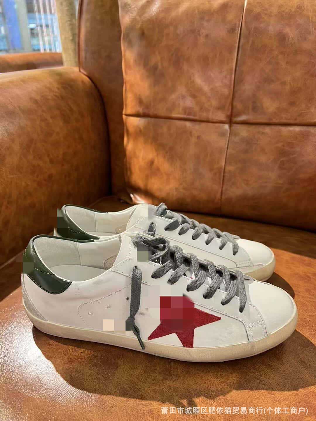 Cross-Border High-End Custom Version Ggdb Distressed Shoes, Calfskin Vintage Star Shoes, Unisex Fashion Retro Casual Sports Sneakers