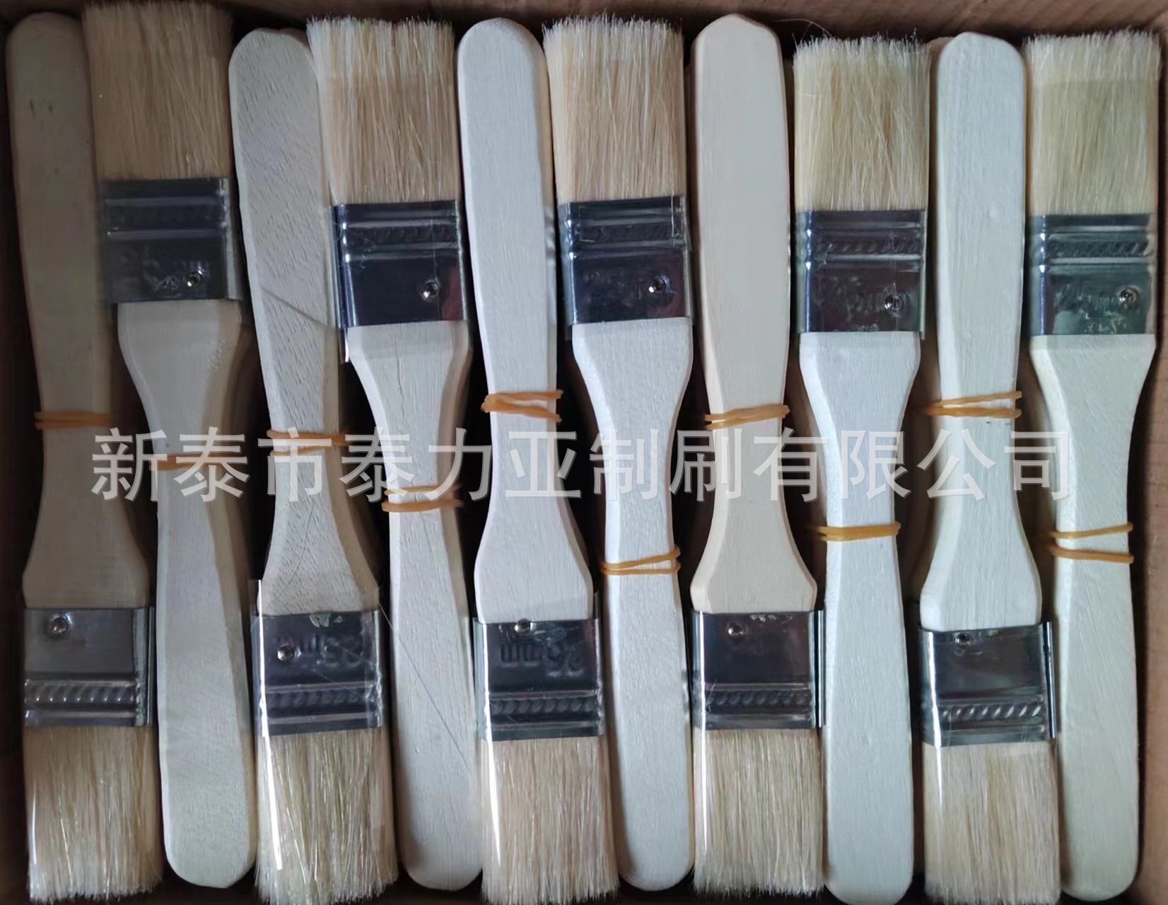 Fábrica al por mayor de lana cepillo de barbacoa cepillo de limpieza mango de madera cepillo de pintura de látex cepillo suave