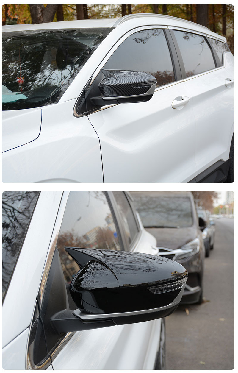 Suitable for Geely Binyue Niujiao rearview mirror cover modification reversing mirror cover protective shell appearance decoration accessories