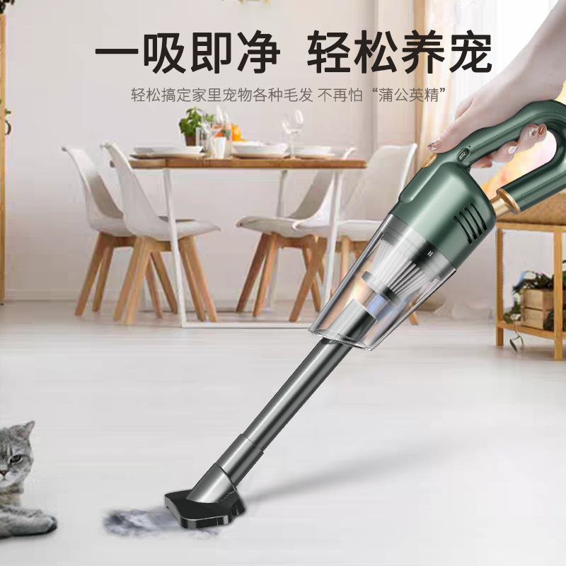 Wireless car vacuum cleaner handheld car household large suction power small portable cleaning