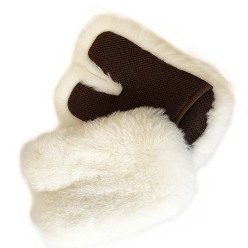 汽车擦车手套羊毛抛光打蜡日用皮具加厚清洁车漆专用汽车擦