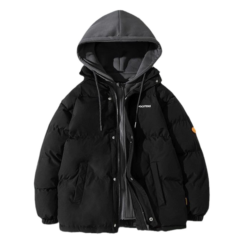 Abajo Chaqueta de algodón acolchado hombres Otoño e Invierno forrado de lana engrosada niños pan invierno chaqueta acolchada de algodón Jinjiang