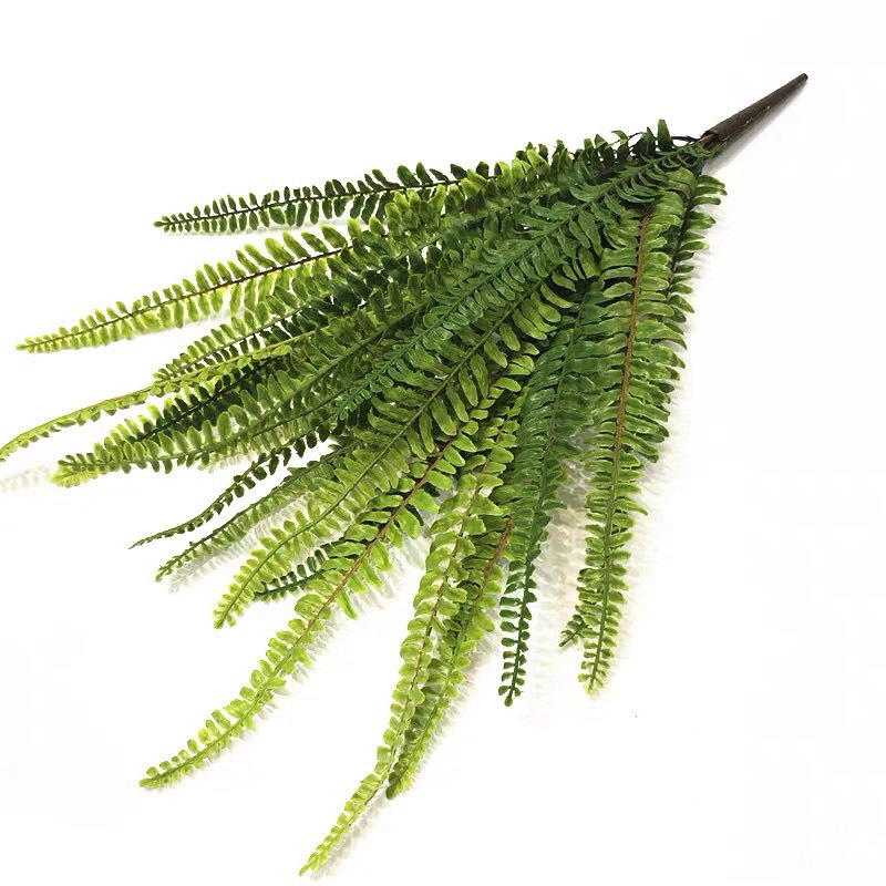 Simulation fern leaf artificial green plant 21 tablets of Persian…