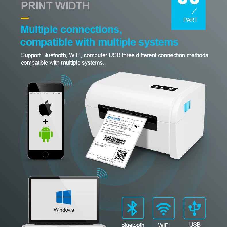 100*150 мм Принтер этикеток Amazon термоэтикетировочная машина eyoubao Express этикетка продукта