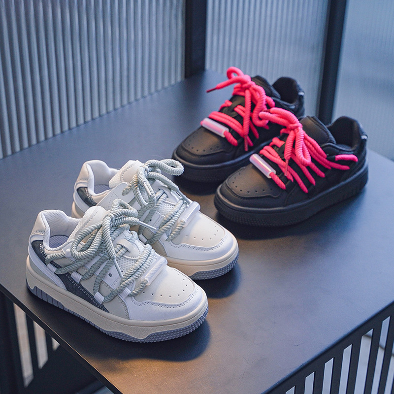 Branded children's shoes, boys' casual autumn breathable sports shoes, girls' 2023 new children's leather shoes, small_voghion.com
