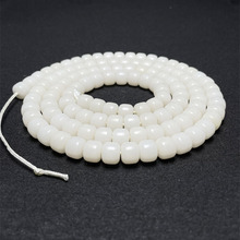 厂家直销白菩提根108颗桶珠长条天然白玉佛珠念珠多圈男女文玩