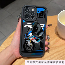 越野摩托车适用iPhone16plus苹果11/12/13/14/15ProMax全包手机壳