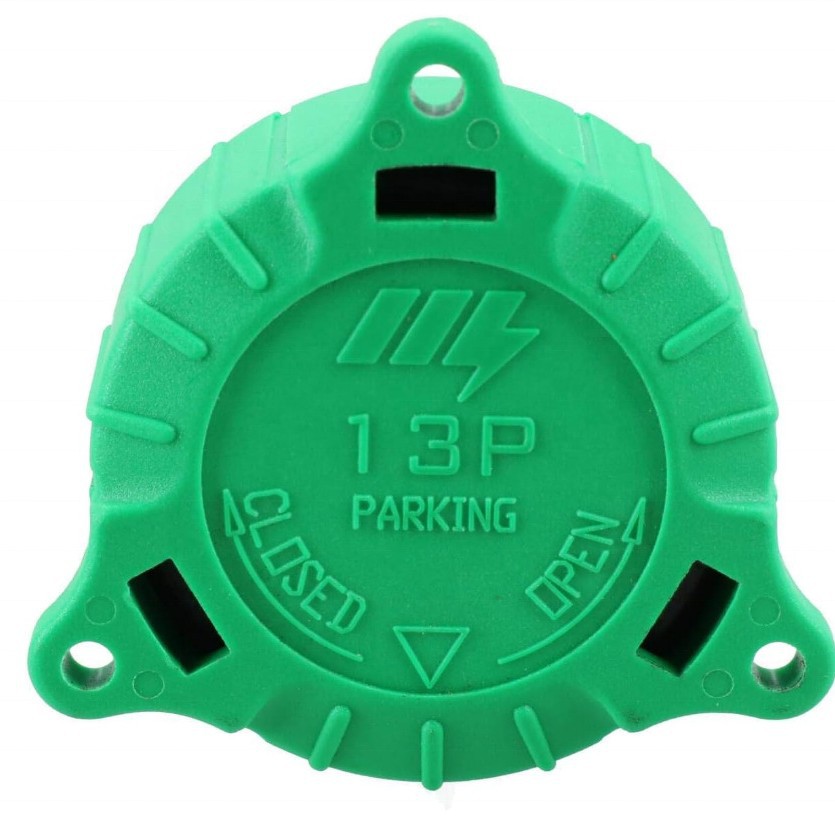 ABS工具13针拖车房车插头保护存储对准盖支架13针拖车连接器支架