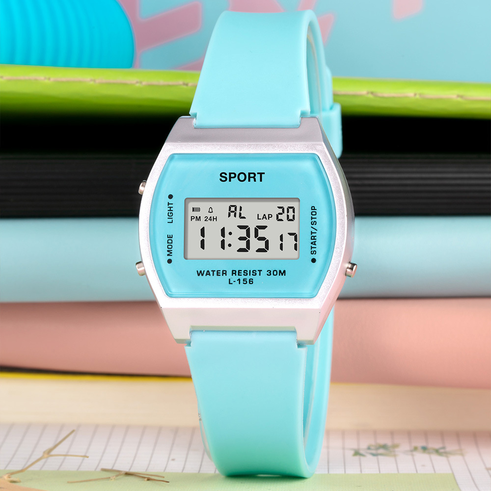 Nueva tendencia juvenil estudiantes al aire libre reloj electrónico alarma multifuncional reloj electrónico de luz nocturna