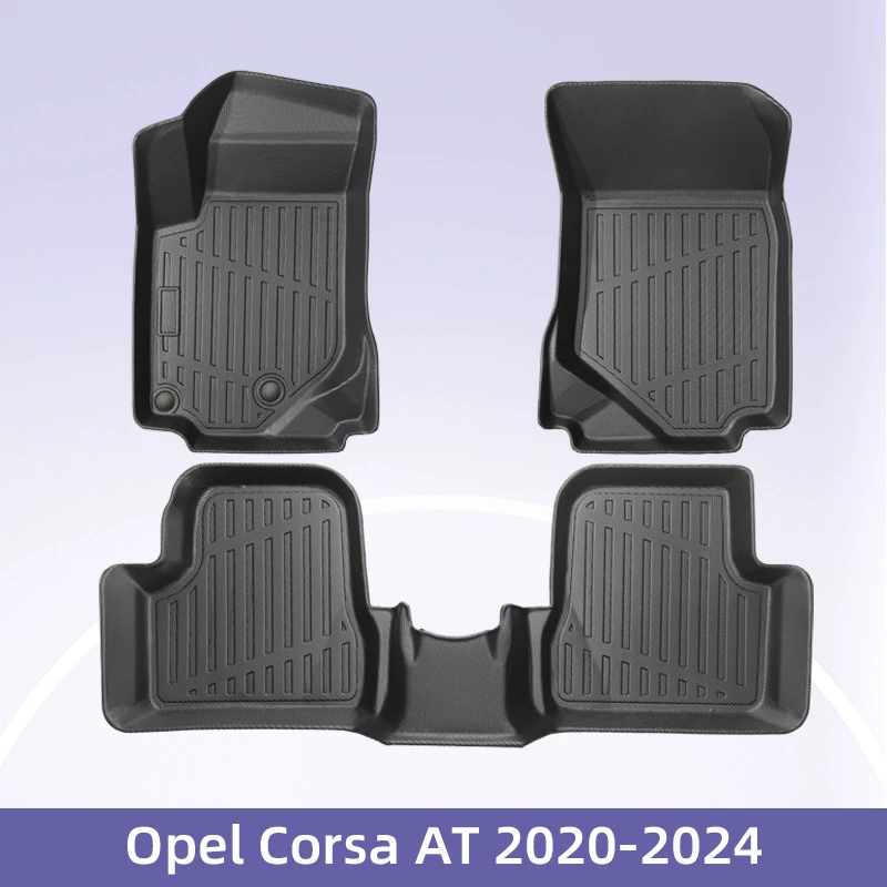 Европа для Opel Corsa AT2020-2024 Топливо 3D 24/7 Материал TPE Автомобильные ножные коврики