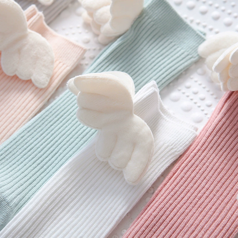 Autumn thin children's cute knee socks for princess, mid-length