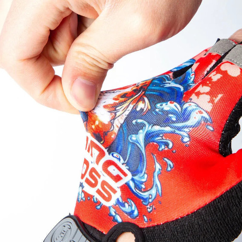 Fishing flying gloves Luya fishing waterproof three-finger anti-slip anti-hanging black pit crucian carp fishing hand guard warm sun protection