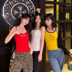 ch25ss春夏新款短袖T恤+长袖T恤+小背心多巴胺系列
