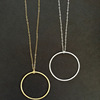 Metal ring, necklace, long sweater, accessory, suitable for import, city style