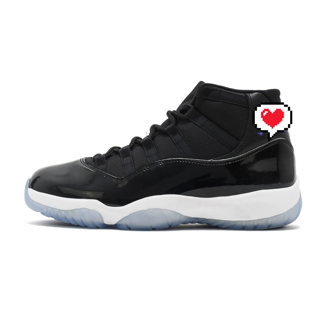 Transfronterizo Putian AJ11 Star Jiao 11 generación de zapatos de baloncesto negro rojo almohadilla de aire de palma completa para hombres y mujeres zapatillas de combate