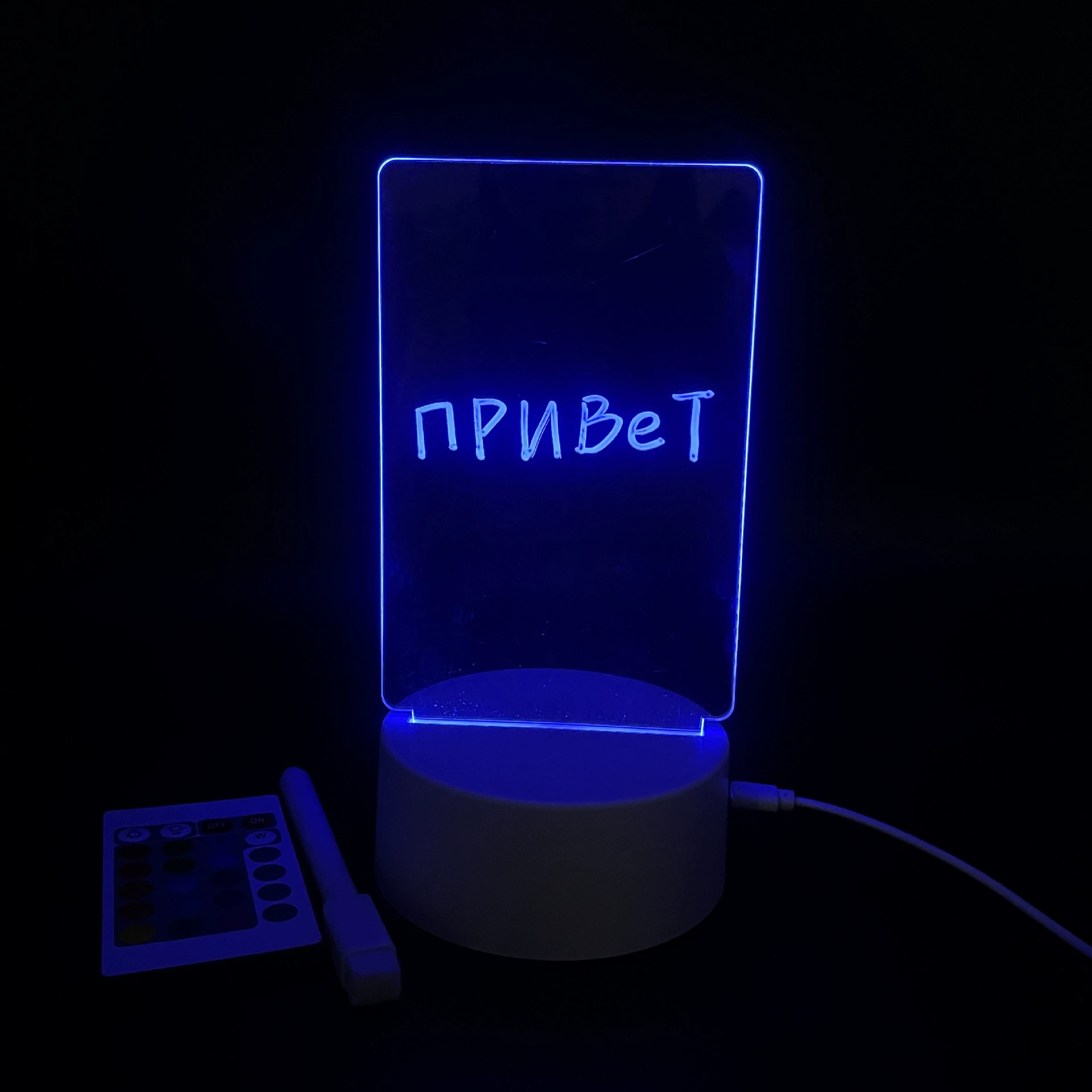 Детская 3D RGB ночная лампа для рисования