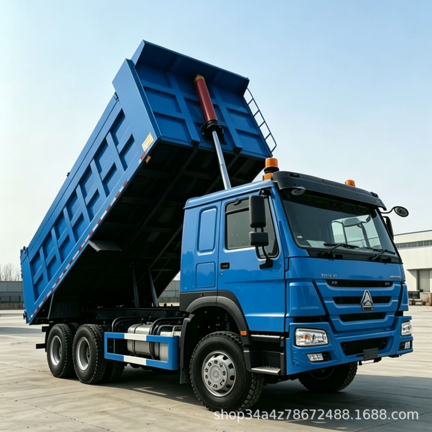 Export 10-Wheel Sinotruk Howo 371 Horsepower 6X4 Dump Truck Howo Engineering Transport Vehicle Dump Truck for Earthmoving Deposit