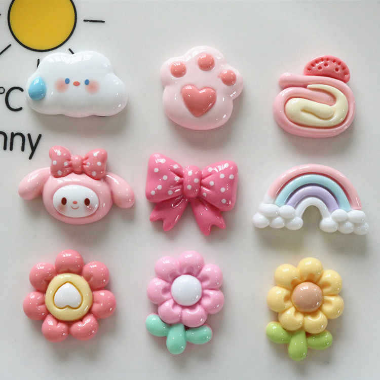 Bright Rainbow Sunflower DIY Handmade Resin Jewelry Accessories Wholesale Children Hair Ring Refrigerator Material South 2 Bright Rainbow Sunflower DIY Handmade Resin Jewelry Accessories Wholesale Children Hair Ring Refrigerator Material South 2