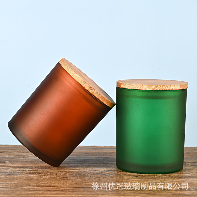 Dormitorio del hogar aromaterapia vela taza fragancia planta aceite esencial candelabro taza vacía DIY hecho a mano contenedor de cera con tapa