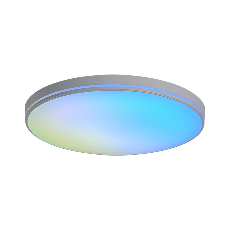 Lámpara de techo del dormitorio, gafas de luz inteligentes, luminoso y colorido, luminario de estudio, lámpara Zhongshan 118L