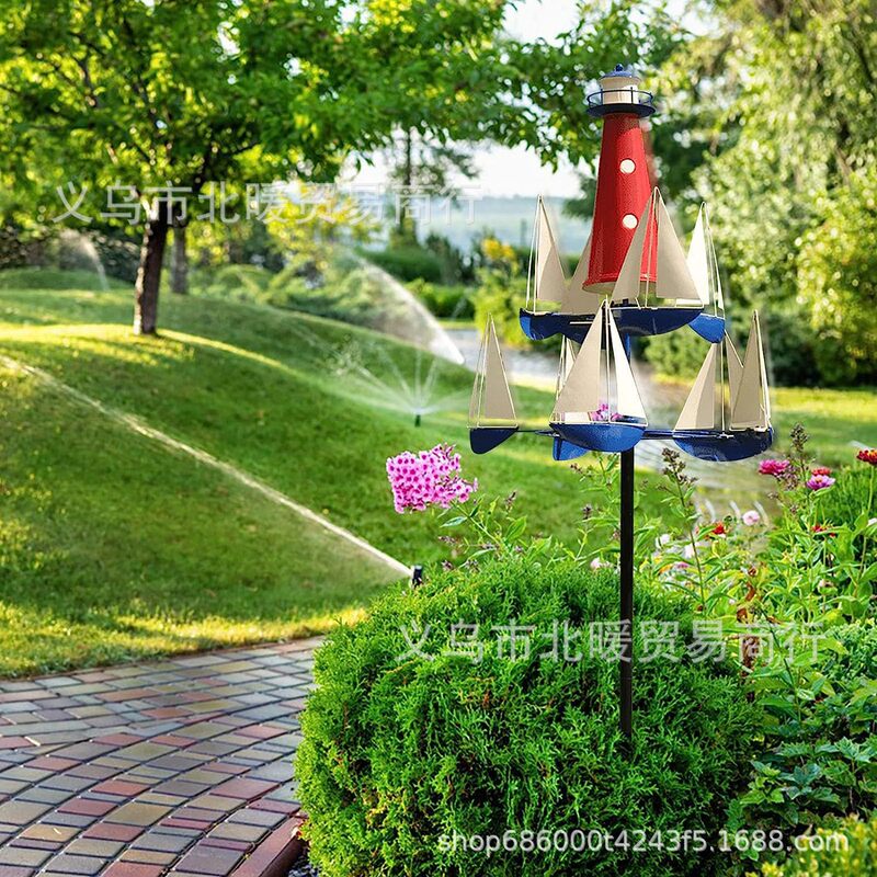 Cross-border hot products Sailing windmill outdoor Sailing windmill unique garden decoration windmill New windmill