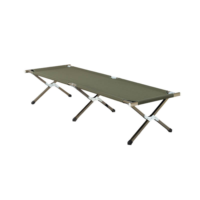 鋁合金摺疊床露營床醫院陪護午休床批發加厚手提式便攜單人床