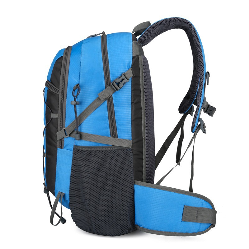 Mochila de senderismo al aire libre de gran capacidad, bolsa deportiva ligera e impermeable de nailon para camping o viaje