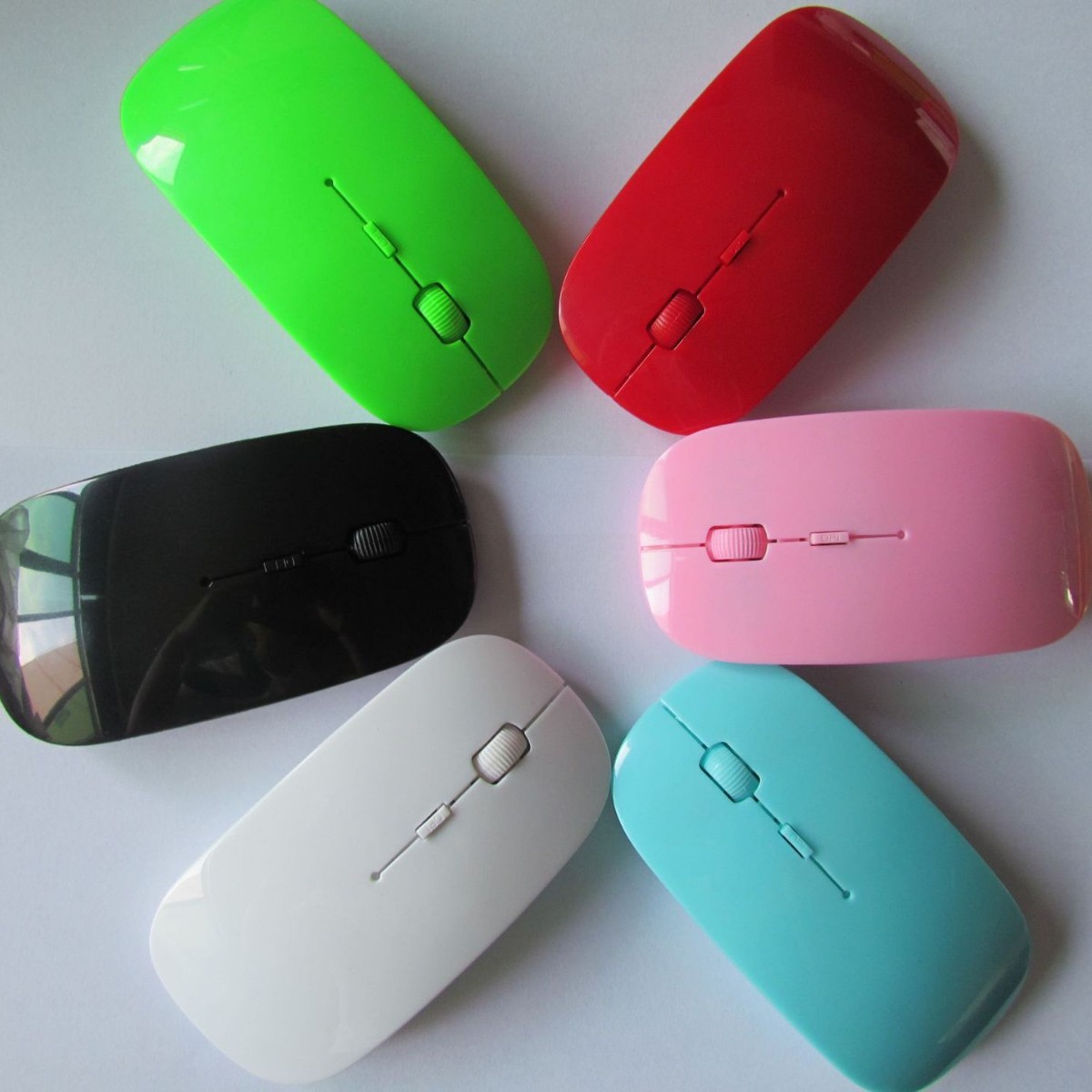 Mouse Factory Wholesale Bluetooth Gift Cross-Border 2.4g Wireless Mouse Popular Ultra-Thin Optical Mouse Order Logo