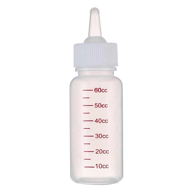 Бутылка для домашних животных Набор из 4 предметов Бутылка для собак Бутылка для кошек маленький размер Силиконовая бутылка для сосков 60 мл Товары для домашних животных оптом