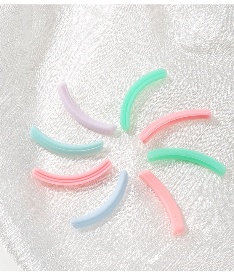LMLTOP eyelash curler replacement strip 4-piece set universal elastic spare strip Mixed color rubber strip A356 undefined