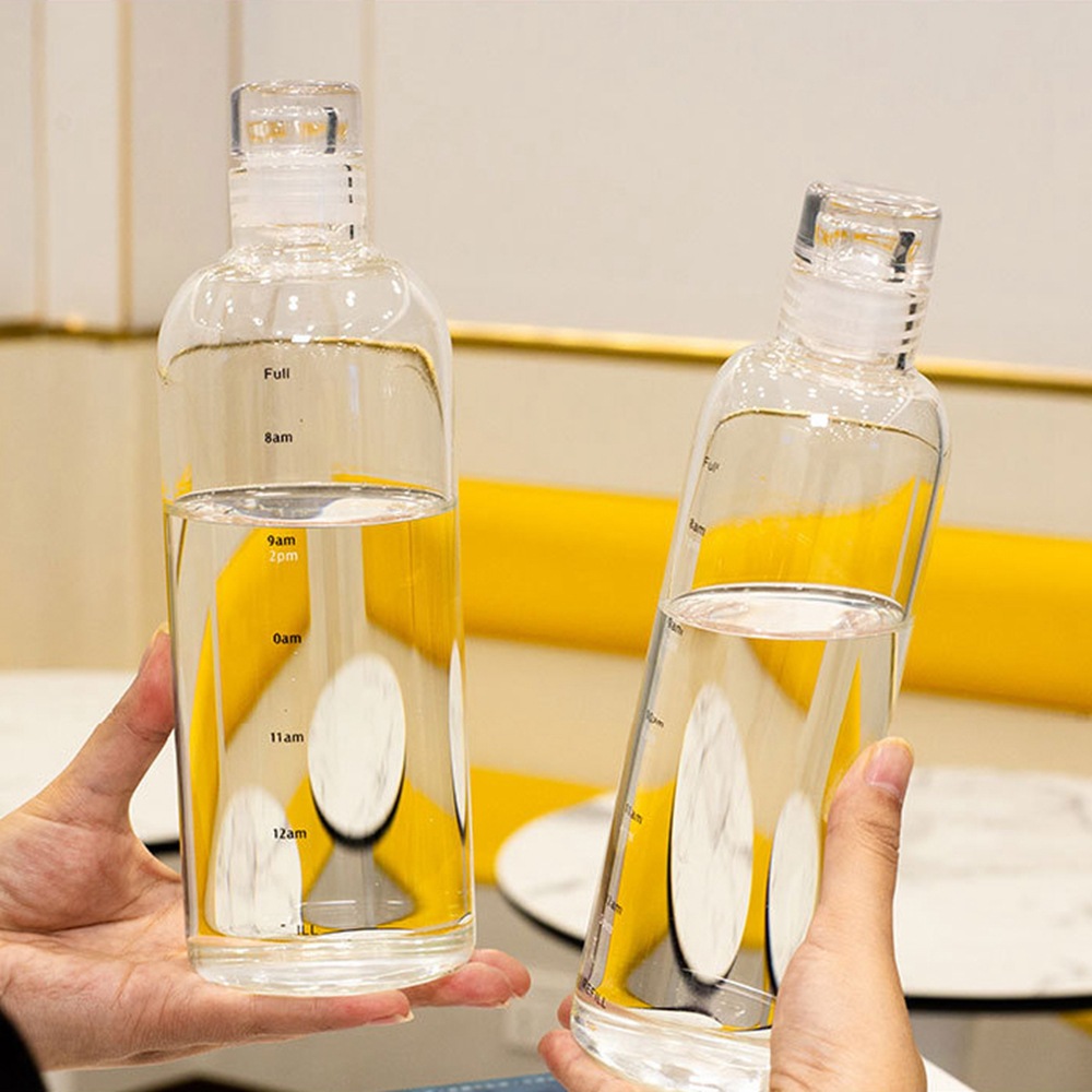 刻度玻璃杯子批發耐高溫大容量夏季水杯高顏值女水瓶花茶杯福利品