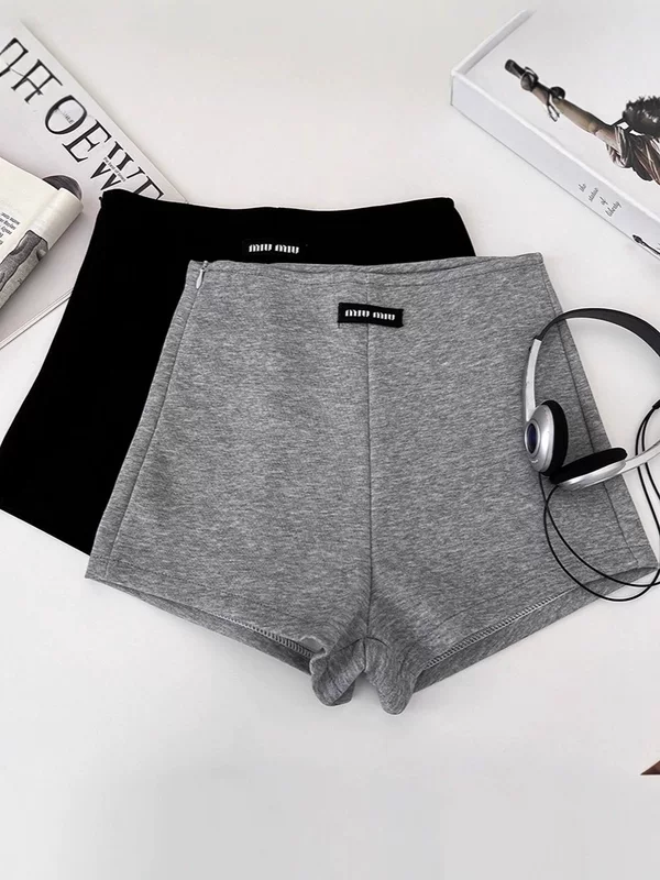 Spring shorts, summer fitted trousers, plus size