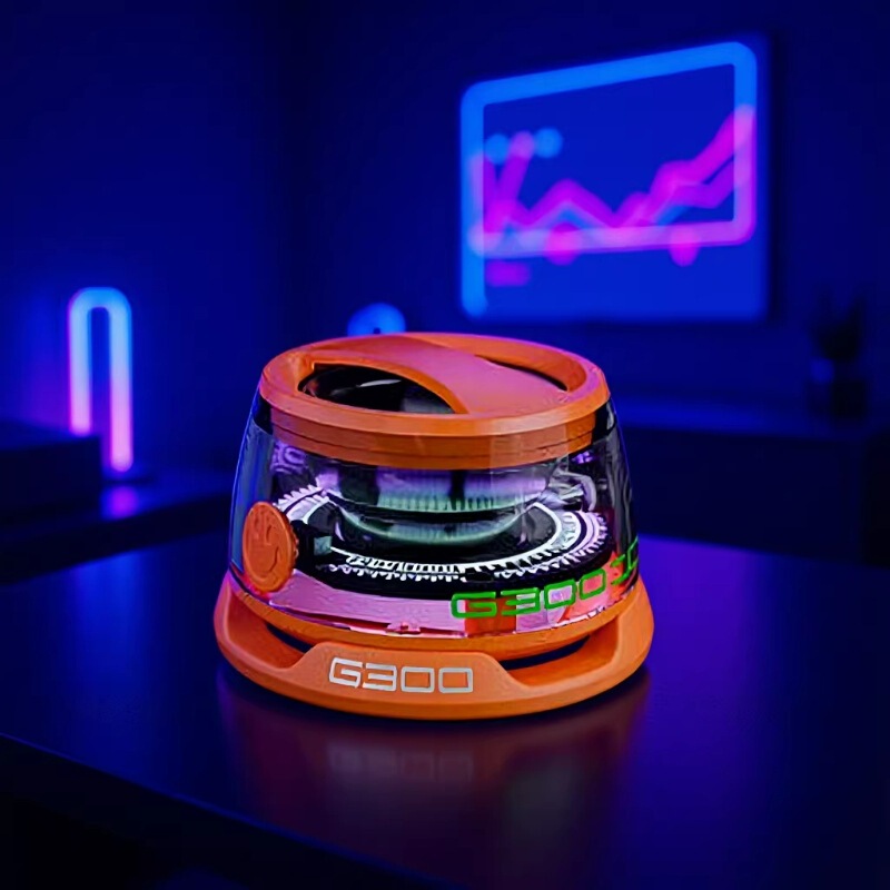 Magnetic Bluetooth Speaker, Desktop Wireless Colorful Speaker with Powerful Bass, Compact and Portable Magnetic Bluetooth Speaker, Desktop Wireless Colorful Speaker with Powerful Bass, Compact and Portable