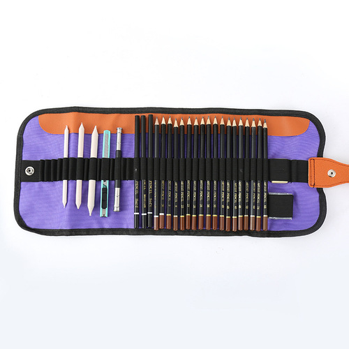 28-piece sketching set, 40-piece drawing pencil set, 2H-8B special pencil for art painting, cross-border wholesale