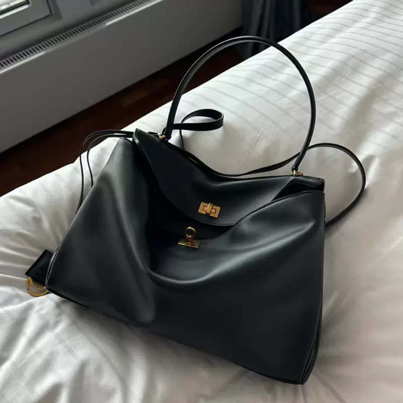 Balencia/新款Rodeo托特包真皮女包大容量通勤单肩斜挎腋下包包女